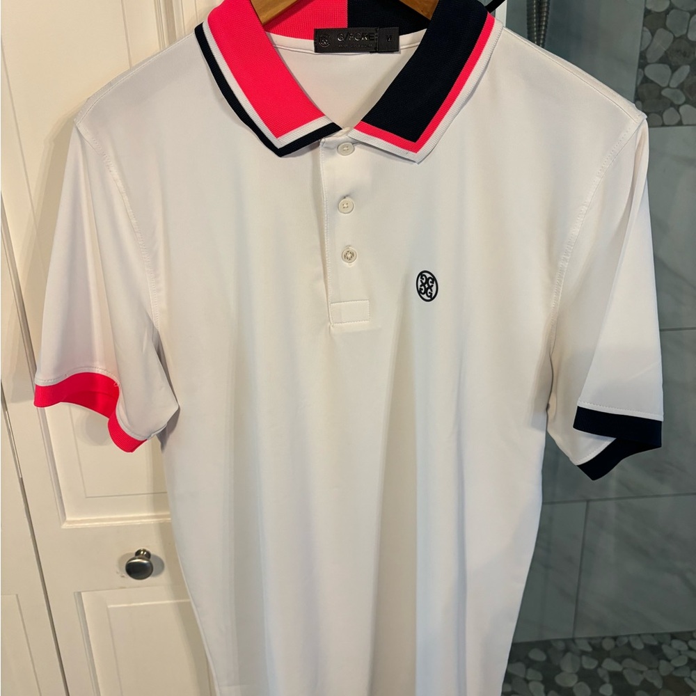 Men’s G Fore golf polo in size medium trim fit